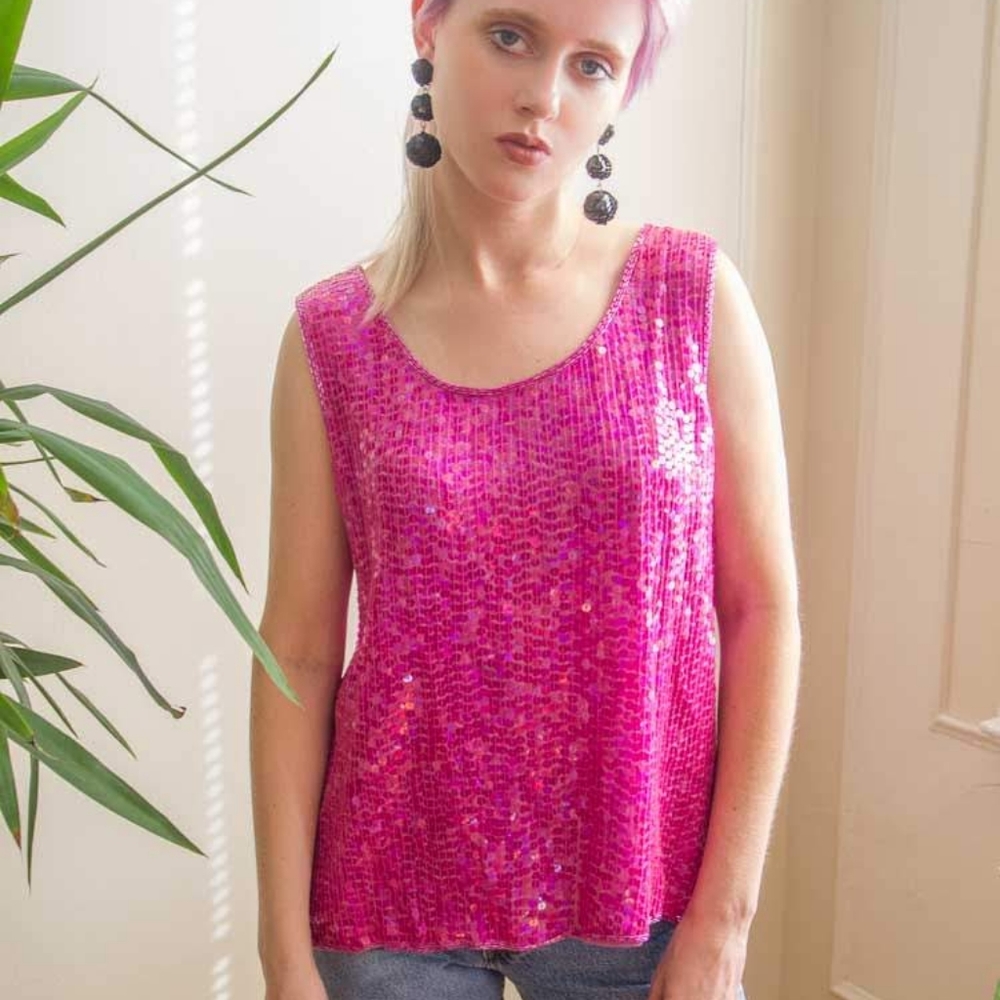 Sequin vintage top